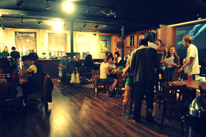 Guests gathered inside the Jives lounge
